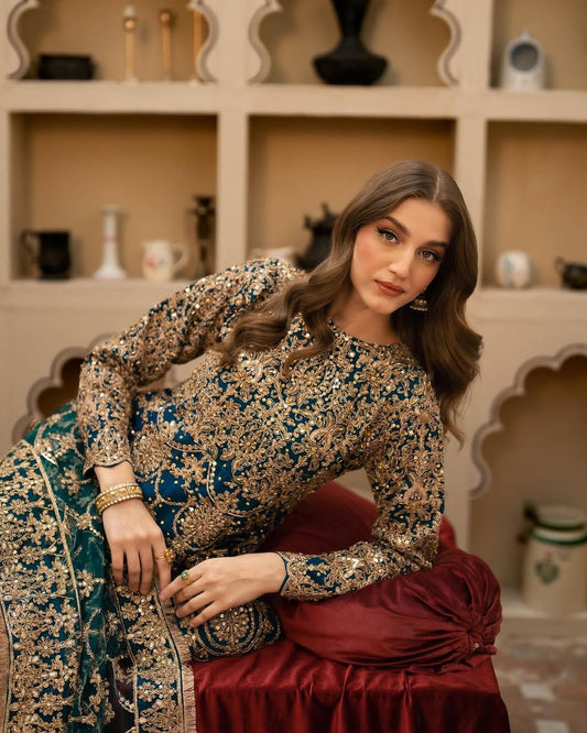 Designer Heavy Faux Georgette Top Palazzo Set with Dupatta – Sequins Embroidered Party Wear OOVIZ VASTRA